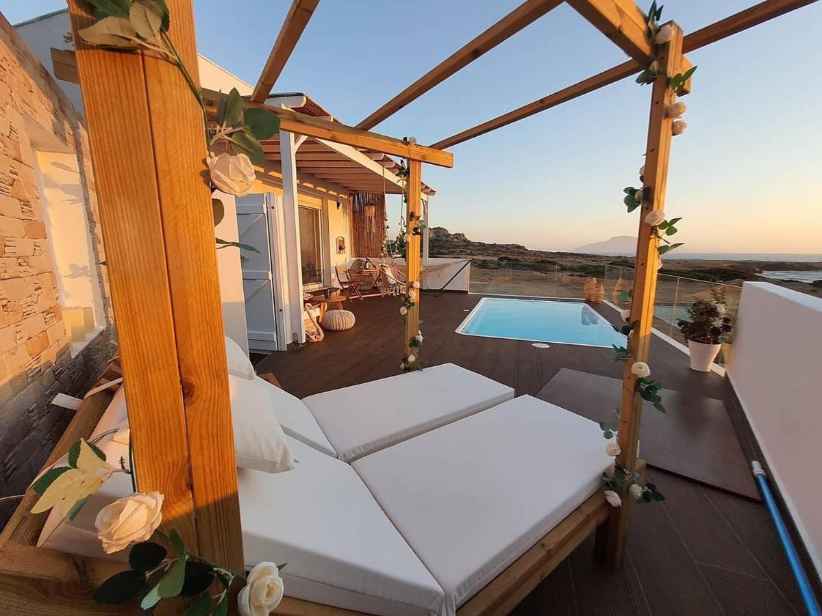 פויניקיון Tramonto Luxury Villa No1- Breathtaking Sunset View מראה חיצוני תמונה