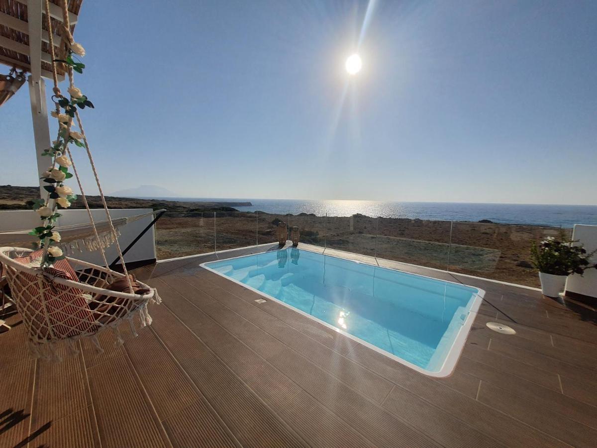 פויניקיון Tramonto Luxury Villa No1- Breathtaking Sunset View מראה חיצוני תמונה