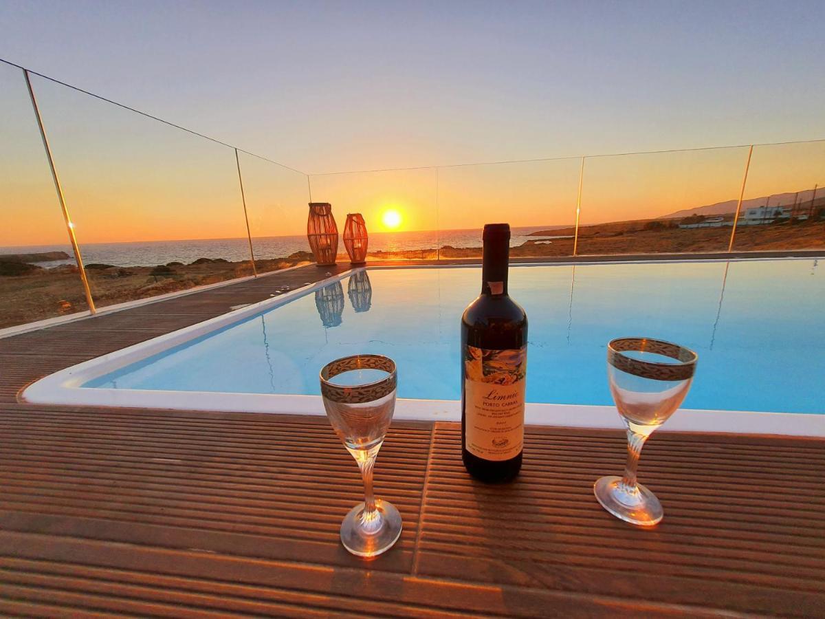 פויניקיון Tramonto Luxury Villa No1- Breathtaking Sunset View מראה חיצוני תמונה