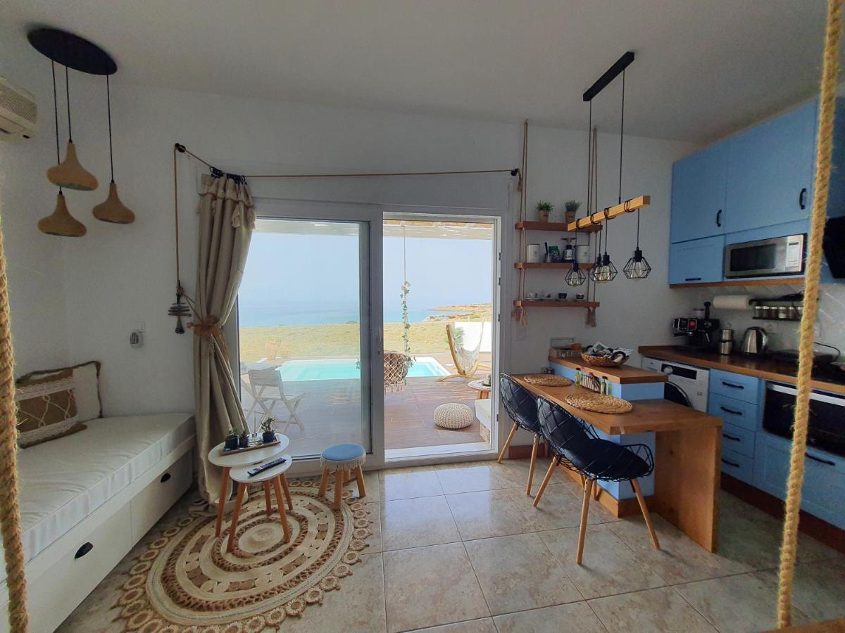 פויניקיון Tramonto Luxury Villa No1- Breathtaking Sunset View מראה חיצוני תמונה