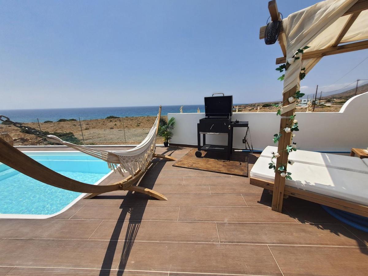 פויניקיון Tramonto Luxury Villa No1- Breathtaking Sunset View מראה חיצוני תמונה